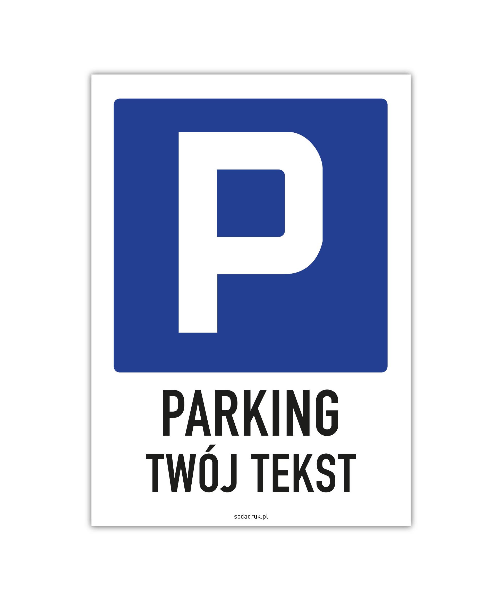 tabliczki parkingowe